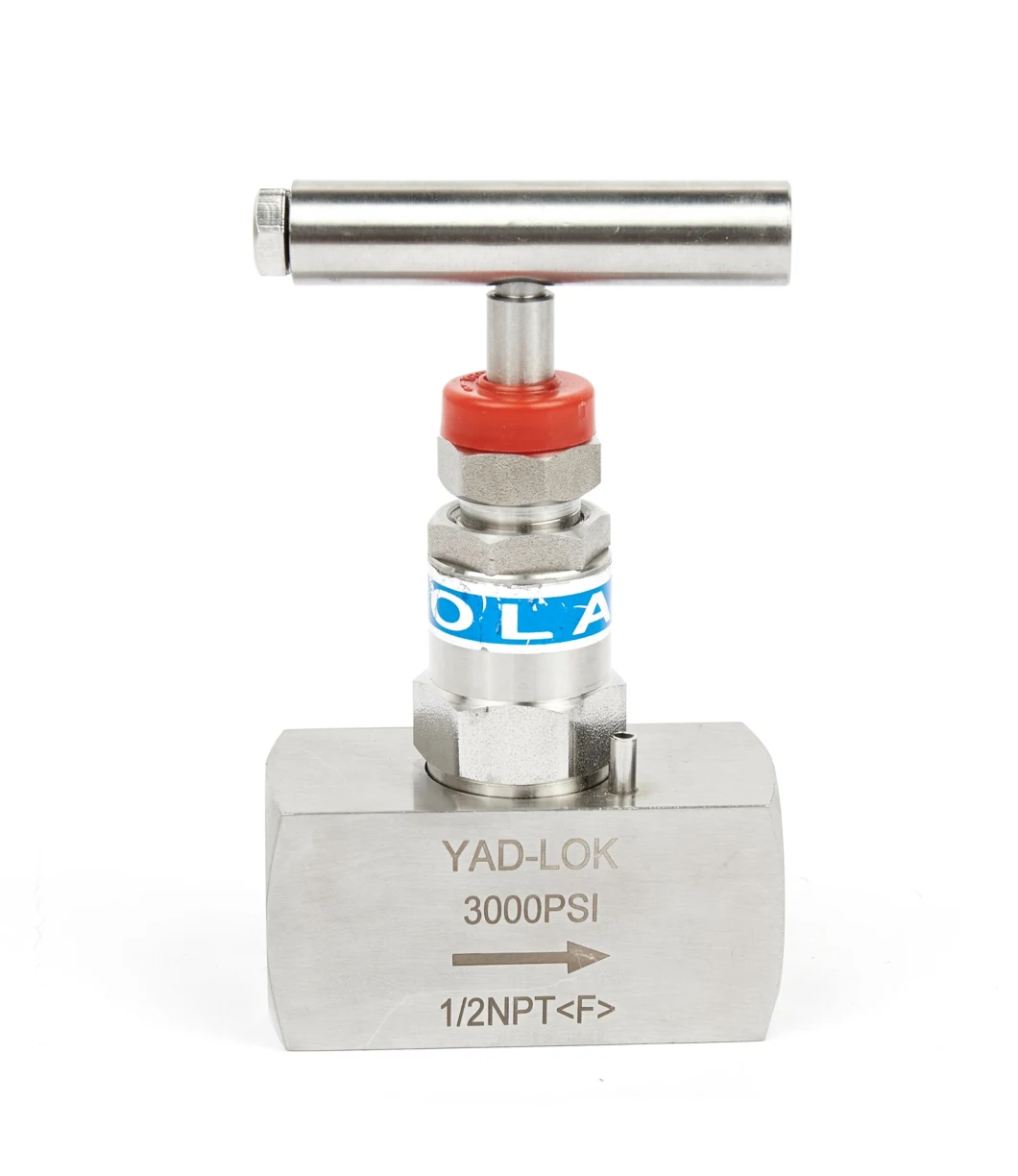 High Temperature Thread Stainless Steel SS304 SS316 Forged Female Needle Valve