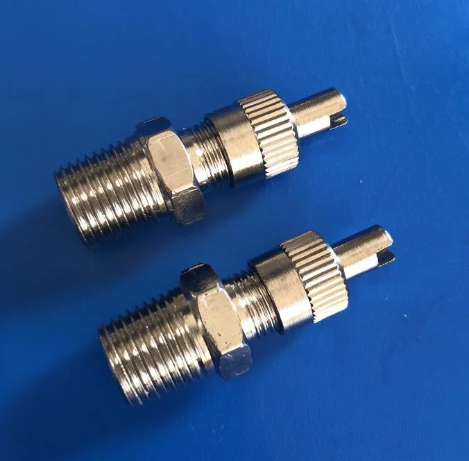 High Quality 1/8&quot; NPT and 1/8&quot; BSPT. M10X1.25. M8X1.25 Air Control Tank Schrader Needle Brass Valve. Pipe Fitting Industrial Valve (own factory)