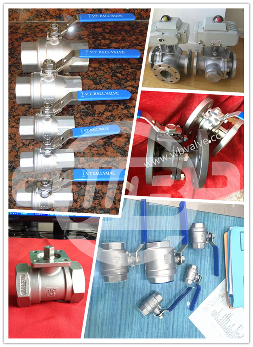 Pn63 Stainless Steel Floating Thread 2PC Ball Valve