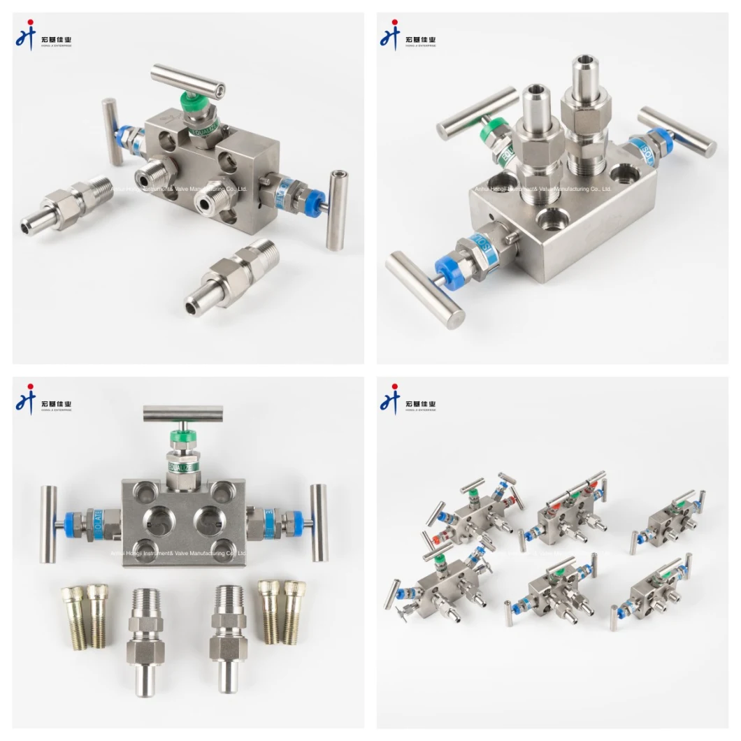 Stainless Steel 3-Way Needle Valve Manifolds