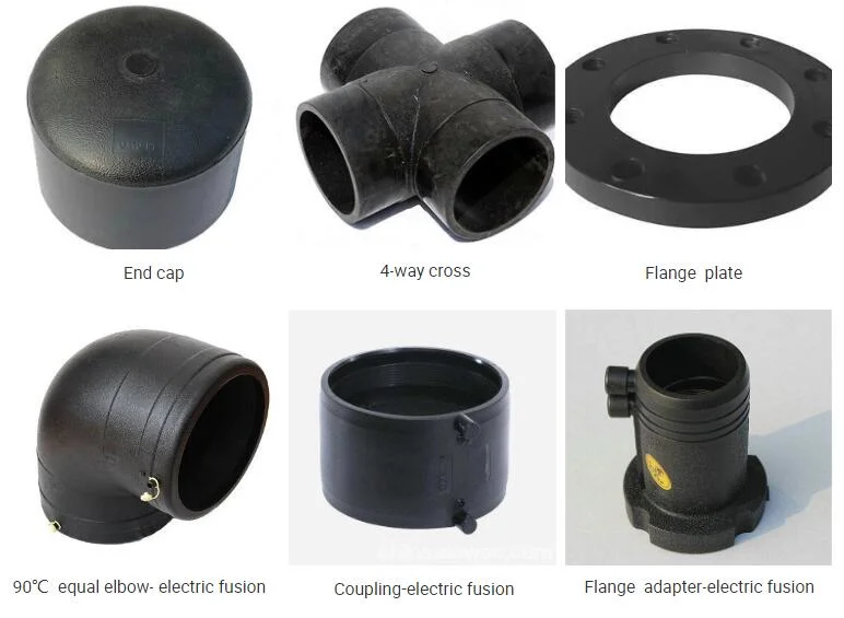 Socket Butt Weld HDPE Pipe Fittings of Female Male Elbow/Tee/Coupling